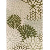image:imageNourison Home Aloha Natural 3 x 5 Area Rug  Easy Clean Non Shedding Bed Room Living Room Dining Room Kitchen 3 x 5Ivory Green