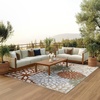 image:imageNourison Home Aloha Natural 3 x 5 Area Rug  Easy Clean Non Shedding Bed Room Living Room Dining Room Kitchen 3 x 5Ivory Multicolor