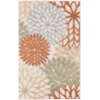 image:imageNourison Home Aloha Natural 3 x 5 Area Rug  Easy Clean Non Shedding Bed Room Living Room Dining Room Kitchen 3 x 5Ivory Multicolor