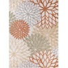 image:imageNourison Home Aloha Natural 3 x 5 Area Rug  Easy Clean Non Shedding Bed Room Living Room Dining Room Kitchen 3 x 5Ivory Multicolor