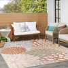 image:imageNourison Home Aloha Natural 3 x 5 Area Rug  Easy Clean Non Shedding Bed Room Living Room Dining Room Kitchen 3 x 5Ivory Multicolor