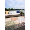 image:imageNourison Home Aloha Natural 3 x 5 Area Rug  Easy Clean Non Shedding Bed Room Living Room Dining Room Kitchen 3 x 5Ivory Multicolor
