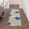 image:imageNourison Home Aloha Natural 3 x 5 Area Rug  Easy Clean Non Shedding Bed Room Living Room Dining Room Kitchen 3 x 5Ivory Navy