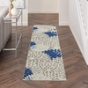 image:imageNourison Home Aloha Natural 3 x 5 Area Rug  Easy Clean Non Shedding Bed Room Living Room Dining Room Kitchen 3 x 5Ivory Navy