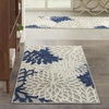 image:imageNourison Home Aloha Natural 3 x 5 Area Rug  Easy Clean Non Shedding Bed Room Living Room Dining Room Kitchen 3 x 5Ivory Navy