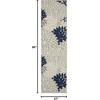 image:imageNourison Home Aloha Natural 3 x 5 Area Rug  Easy Clean Non Shedding Bed Room Living Room Dining Room Kitchen 3 x 5Ivory Navy