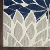 image:imageNourison Home Aloha Natural 3 x 5 Area Rug  Easy Clean Non Shedding Bed Room Living Room Dining Room Kitchen 3 x 5Ivory Navy