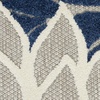 image:imageNourison Home Aloha Natural 3 x 5 Area Rug  Easy Clean Non Shedding Bed Room Living Room Dining Room Kitchen 3 x 5IvoryNavy
