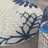 image:imageNourison Home Aloha Natural 3 x 5 Area Rug  Easy Clean Non Shedding Bed Room Living Room Dining Room Kitchen 3 x 5IvoryNavy