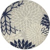 image:imageNourison Home Aloha Natural 3 x 5 Area Rug  Easy Clean Non Shedding Bed Room Living Room Dining Room Kitchen 3 x 5IvoryNavy