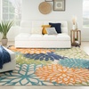 image:imageNourison Home Aloha Natural 3 x 5 Area Rug  Easy Clean Non Shedding Bed Room Living Room Dining Room Kitchen 3 x 5Multi Color