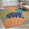 image:imageNourison Home Aloha Natural 3 x 5 Area Rug  Easy Clean Non Shedding Bed Room Living Room Dining Room Kitchen 3 x 5Multi Color