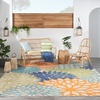 image:imageNourison Home Aloha Natural 3 x 5 Area Rug  Easy Clean Non Shedding Bed Room Living Room Dining Room Kitchen 3 x 5Multi Color