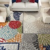 image:imageNourison Home Aloha Natural 3 x 5 Area Rug  Easy Clean Non Shedding Bed Room Living Room Dining Room Kitchen 3 x 5Multi Color