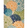 image:imageNourison Home Aloha Natural 3 x 5 Area Rug  Easy Clean Non Shedding Bed Room Living Room Dining Room Kitchen 3 x 5Multi Color