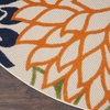 image:imageNourison Home Aloha Natural 3 x 5 Area Rug  Easy Clean Non Shedding Bed Room Living Room Dining Room Kitchen 3 x 5Multi Color