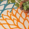 image:imageNourison Home Aloha Natural 3 x 5 Area Rug  Easy Clean Non Shedding Bed Room Living Room Dining Room Kitchen 3 x 5Multi Color
