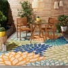 image:imageNourison Home Aloha Natural 3 x 5 Area Rug  Easy Clean Non Shedding Bed Room Living Room Dining Room Kitchen 3 x 5Multi Color