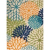 image:imageNourison Home Aloha Natural 3 x 5 Area Rug  Easy Clean Non Shedding Bed Room Living Room Dining Room Kitchen 3 x 5Multi Color