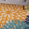 image:imageNourison Home Aloha Natural 3 x 5 Area Rug  Easy Clean Non Shedding Bed Room Living Room Dining Room Kitchen 3 x 5Multi Color
