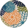 image:imageNourison Home Aloha Natural 3 x 5 Area Rug  Easy Clean Non Shedding Bed Room Living Room Dining Room Kitchen 3 x 5Multi Color