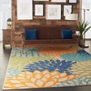 image:imageNourison Home Aloha Natural 3 x 5 Area Rug  Easy Clean Non Shedding Bed Room Living Room Dining Room Kitchen 3 x 5Multi Color