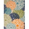 image:imageNourison Home Aloha Natural 3 x 5 Area Rug  Easy Clean Non Shedding Bed Room Living Room Dining Room Kitchen 3 x 5Multi Color