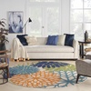 image:imageNourison Home Aloha Natural 3 x 5 Area Rug  Easy Clean Non Shedding Bed Room Living Room Dining Room Kitchen 3 x 5Multi Color