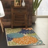 image:imageNourison Home Aloha Natural 3 x 5 Area Rug  Easy Clean Non Shedding Bed Room Living Room Dining Room Kitchen 3 x 5Multi Color