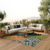 image:imageNourison Home Aloha Natural 3 x 5 Area Rug  Easy Clean Non Shedding Bed Room Living Room Dining Room Kitchen 3 x 5Multi Color