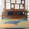 image:imageNourison Home Aloha Natural 3 x 5 Area Rug  Easy Clean Non Shedding Bed Room Living Room Dining Room Kitchen 3 x 5Multi Color