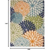 image:imageNourison Home Aloha Natural 3 x 5 Area Rug  Easy Clean Non Shedding Bed Room Living Room Dining Room Kitchen 3 x 5Multi Color