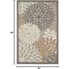 image:imageNourison Home Aloha Natural 3 x 5 Area Rug  Easy Clean Non Shedding Bed Room Living Room Dining Room Kitchen 3 x 5Natural