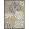 image:imageNourison Home Aloha Natural 3 x 5 Area Rug  Easy Clean Non Shedding Bed Room Living Room Dining Room Kitchen 3 x 5Natural