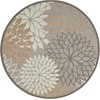 image:imageNourison Home Aloha Natural 3 x 5 Area Rug  Easy Clean Non Shedding Bed Room Living Room Dining Room Kitchen 3 x 5Natural