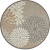image:imageNourison Home Aloha Natural 3 x 5 Area Rug  Easy Clean Non Shedding Bed Room Living Room Dining Room Kitchen 3 x 5Natural
