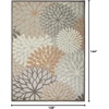 image:imageNourison Home Aloha Natural 3 x 5 Area Rug  Easy Clean Non Shedding Bed Room Living Room Dining Room Kitchen 3 x 5Natural