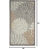 image:imageNourison Home Aloha Natural 3 x 5 Area Rug  Easy Clean Non Shedding Bed Room Living Room Dining Room Kitchen 3 x 5Natural