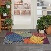 image:imageNourison Home Aloha Natural 3 x 5 Area Rug  Easy Clean Non Shedding Bed Room Living Room Dining Room Kitchen 3 x 5Navy Multicolor