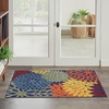image:imageNourison Home Aloha Natural 3 x 5 Area Rug  Easy Clean Non Shedding Bed Room Living Room Dining Room Kitchen 3 x 5Navy Multicolor