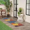 image:imageNourison Home Aloha Natural 3 x 5 Area Rug  Easy Clean Non Shedding Bed Room Living Room Dining Room Kitchen 3 x 5Navy Multicolor