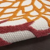 image:imageNourison Home Aloha Natural 3 x 5 Area Rug  Easy Clean Non Shedding Bed Room Living Room Dining Room Kitchen 3 x 5Red Multicolor