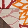 image:imageNourison Home Aloha Natural 3 x 5 Area Rug  Easy Clean Non Shedding Bed Room Living Room Dining Room Kitchen 3 x 5Red Multicolor
