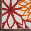image:imageNourison Home Aloha Natural 3 x 5 Area Rug  Easy Clean Non Shedding Bed Room Living Room Dining Room Kitchen 3 x 5Red Multicolor