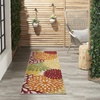 image:imageNourison Home Aloha Natural 3 x 5 Area Rug  Easy Clean Non Shedding Bed Room Living Room Dining Room Kitchen 3 x 5Red Multicolor