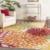 image:imageNourison Home Aloha Natural 3 x 5 Area Rug  Easy Clean Non Shedding Bed Room Living Room Dining Room Kitchen 3 x 5Red Multicolor