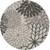 image:imageNourison Home Aloha Natural 3 x 5 Area Rug  Easy Clean Non Shedding Bed Room Living Room Dining Room Kitchen 3 x 5Silver Grey