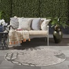 image:imageNourison Home Aloha Natural 3 x 5 Area Rug  Easy Clean Non Shedding Bed Room Living Room Dining Room Kitchen 3 x 5Silver Grey