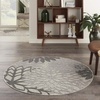 image:imageNourison Home Aloha Natural 3 x 5 Area Rug  Easy Clean Non Shedding Bed Room Living Room Dining Room Kitchen 3 x 5Silver Grey