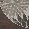image:imageNourison Home Aloha Natural 3 x 5 Area Rug  Easy Clean Non Shedding Bed Room Living Room Dining Room Kitchen 3 x 5Silver Grey